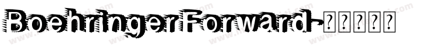 Boehringer Forward字体转换